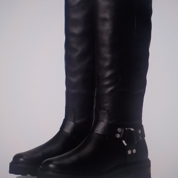 Frye Tall Low Heel Boots - Picture 10 of 16